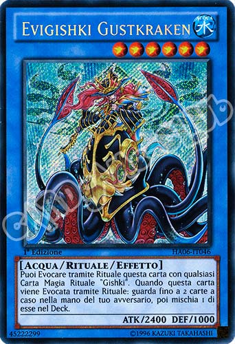 HA06-IT046 Evigishki Gustkraken rara segreta 1a Edizione (IT) -NEAR MINT-