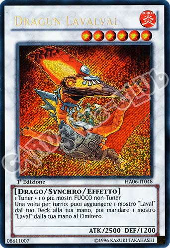 HA06-IT048 Dragun Lavalval rara segreta 1a Edizione (IT)  -GOOD-