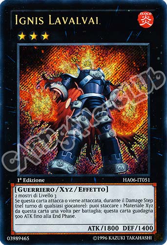 HA06-IT051 Ignis Lavalval rara segreta 1a Edizione (IT) -NEAR MINT-