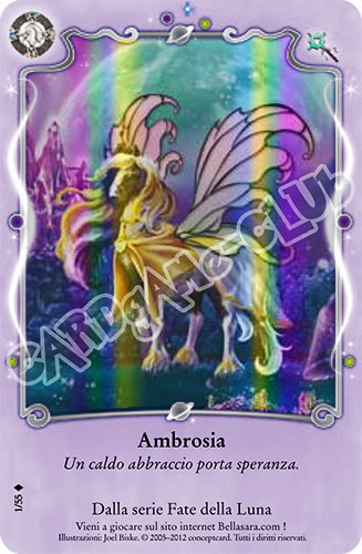 The Best of Bella Sara S01/55 Ambrosia extra rara foil (IT) -NEAR MINT-