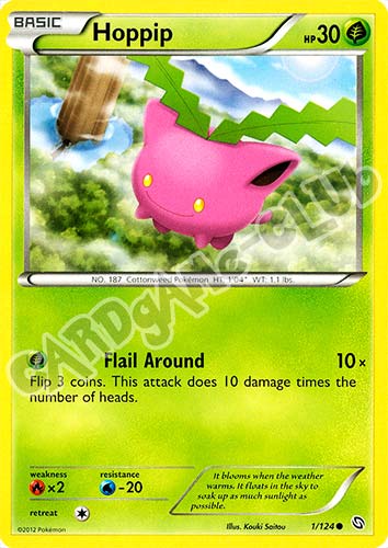 001 / 124 Hoppip comune (EN) -NEAR MINT-