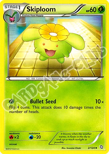 002 / 124 Skiploom non comune (EN) -NEAR MINT-