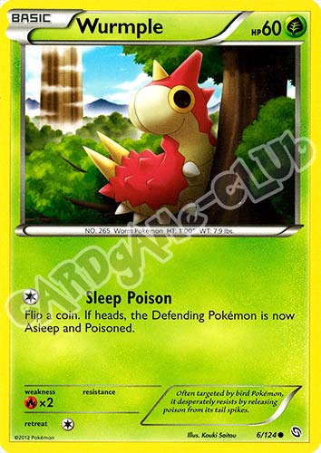 006 / 124 Wurmple comune (EN) -NEAR MINT-