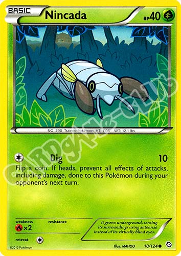 010 / 124 Nincada comune (EN) -NEAR MINT-