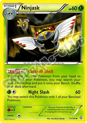 011 / 124 Ninjask non comune (EN) -NEAR MINT-