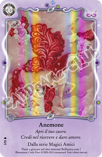The Best of Bella Sara S03/55 Anemone extra rara foil (IT) -NEAR MINT-
