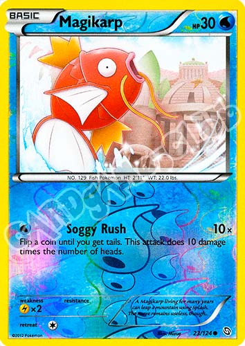 023 / 124 Magikarp comune foil reverse (EN) -NEAR MINT-