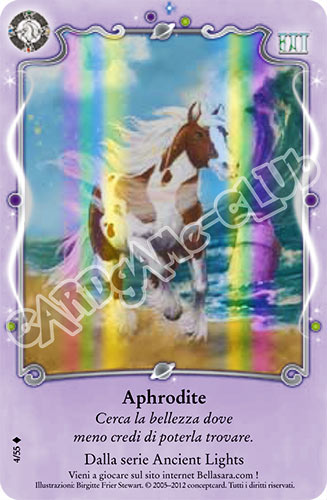 The Best of Bella Sara S04/55 Aphrodite extra rara foil (IT) -NEAR MINT-