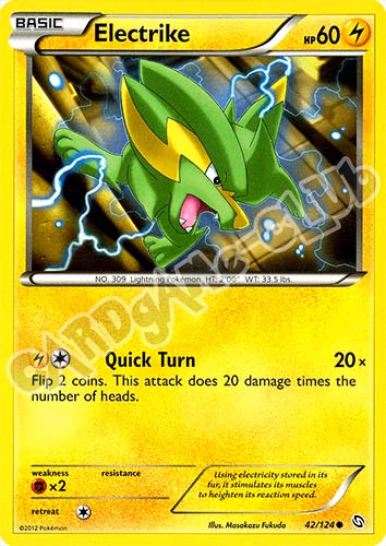 042 / 124 Electrike comune (EN) -NEAR MINT-