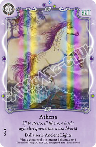 The Best of Bella Sara S06/55 Athena extra rara foil (IT) -NEAR MINT-