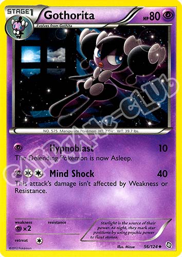 056 / 124 Gothorita non comune (EN) -NEAR MINT-