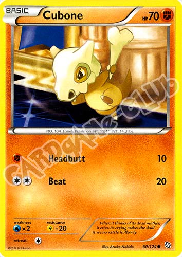 060 / 124 Cubone comune (EN) -NEAR MINT-