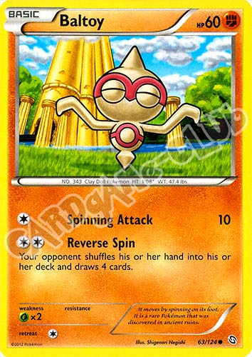 063 / 124 Baltoy comune (EN) -NEAR MINT-