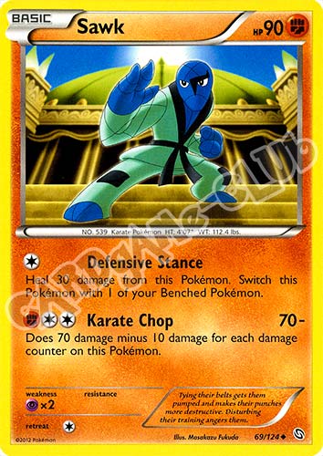 069 / 124 Sawk non comune (EN) -NEAR MINT-