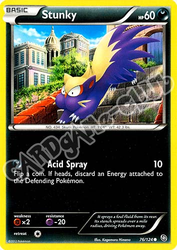 076 / 124 Stunky comune (EN) -NEAR MINT-