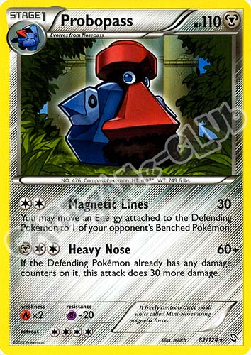 082 / 124 Probopass rara (EN) -NEAR MINT-