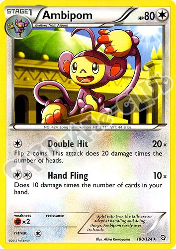 100 / 124 Ambipom rara (EN) -NEAR MINT-