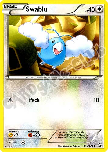 105 / 124 Swablu comune (EN) -NEAR MINT-