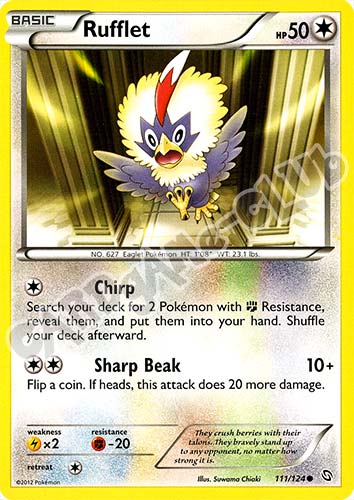 111 / 124 Rufflet comune (EN) -NEAR MINT-
