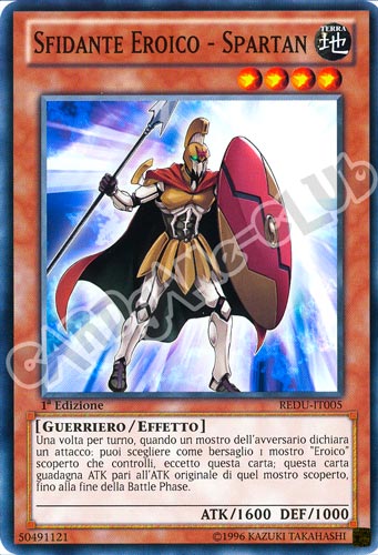 REDU-IT005 Sfidante Eroico - Spartan comune 1a Edizione (IT)  -GOOD-