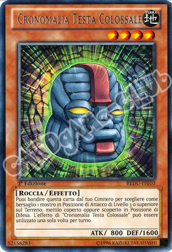 REDU-IT010 Cronomalia Testa Colossale rara 1a Edizione (IT) -NEAR MINT-