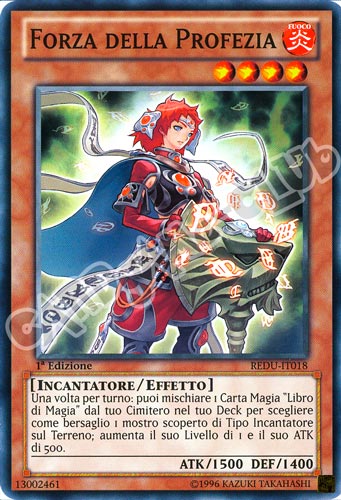REDU-IT018 Forza della Profezia comune 1a Edizione (IT) -NEAR MINT-