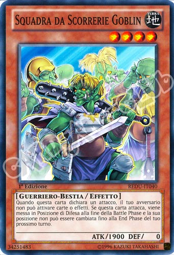 REDU-IT040 Squadra da Scorrerie Goblin comune 1a Edizione (IT) -NEAR MINT-