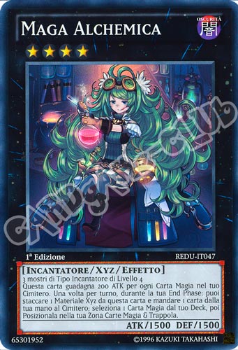 REDU-IT047 Maga Alchemica super rara 1a Edizione (IT)  -PLAYED-