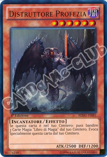 REDU-IT081 Distruttore Profezia ultra rara 1a Edizione (IT) -NEAR MINT-