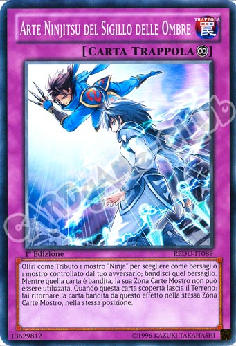 REDU-IT089 Arte Ninjitsu del Sigillo delle Ombre comune 1a Edizione (IT) -NEAR MINT-