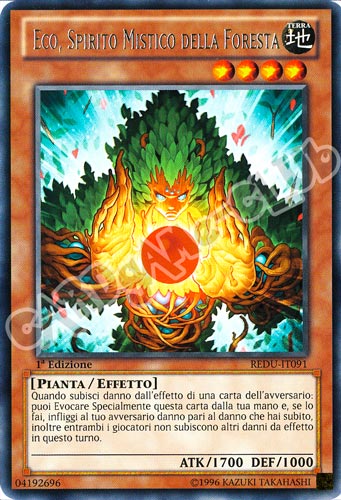 REDU-IT091 Eco, Spirito Mistico della Foresta rara 1a Edizione (IT) -GOOD-