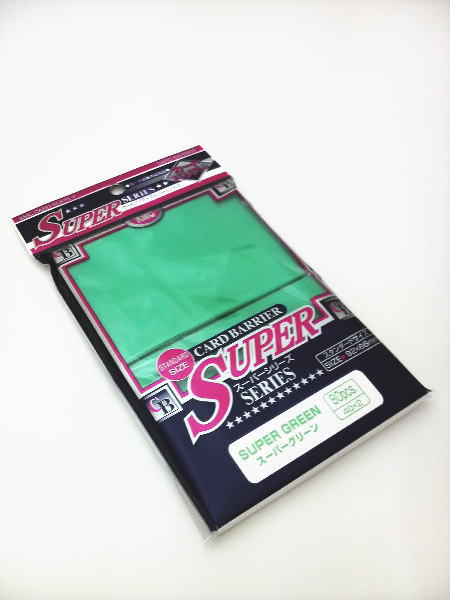 proteggi carte standard pacchetto da 80 bustine Super Green