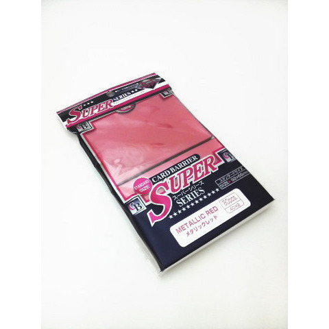 proteggi carte standard pacchetto da 80 bustine Metallic Red