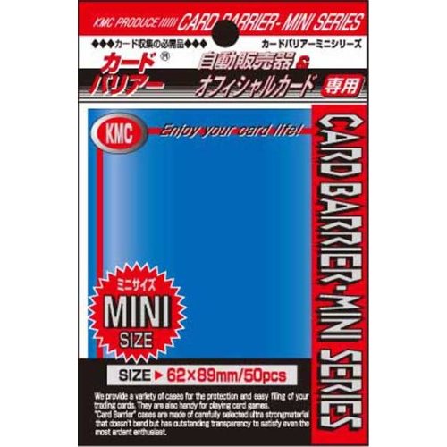 proteggi carte mini pacchetto da 50 bustine Metallic Blue