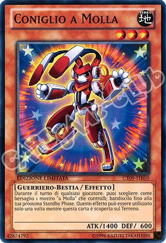 CT09-IT010 Coniglio a Molla super rara Edizione Limitata (IT) -NEAR MINT-