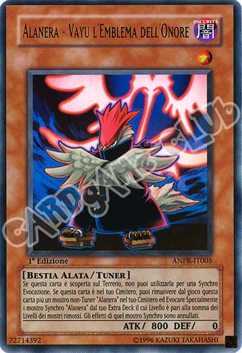 ANPR-IT005 Alanera - Vayu l'Emblema dell'Onore ultra rara 1a Edizione (IT) -NEAR MINT-