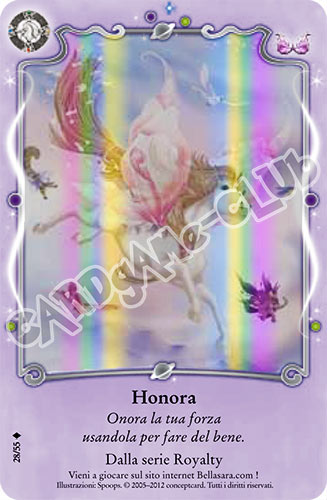 The Best of Bella Sara S28/55 Honora extra rara foil (IT) -NEAR MINT-