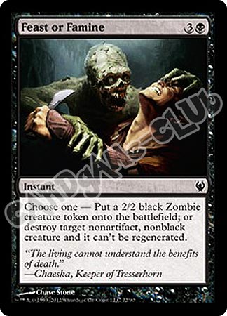 72 / 90 Feast or Famine comune (EN) -NEAR MINT-