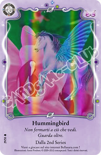 The Best of Bella Sara S29/55 Hummingbird extra rara foil (IT) -NEAR MINT-