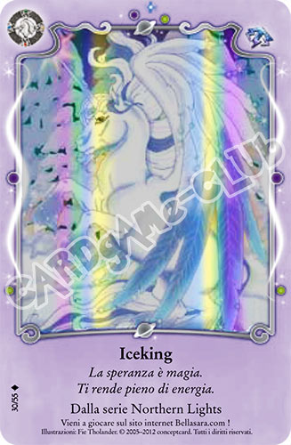 The Best of Bella Sara S30/55 Iceking extra rara foil (IT) -NEAR MINT-