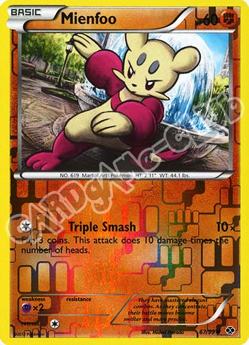 067 / 099 Mienfoo comune foil reverse (EN) -NEAR MINT-