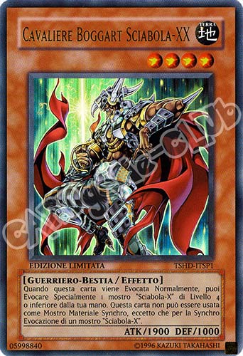 TSHD-ITSP1 Cavaliere Boggart Sciabola-XX ultra rara Edizione Limitata (IT) -NEAR MINT-