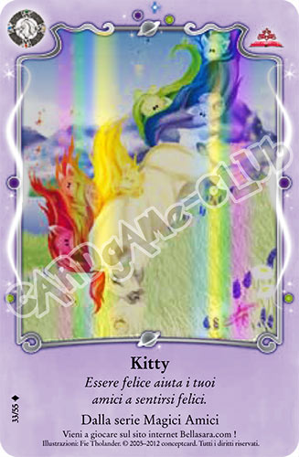 The Best of Bella Sara S33/55 Kitty extra rara foil (IT) -NEAR MINT-