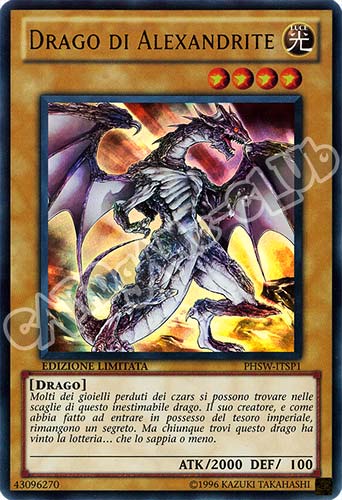 PHSW-ITSP1 Drago di Alexandrite ultra rara Edizione Limitata (IT) -GOOD-
