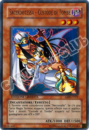 ABPF-ITSP1 Sacerdotessa - Custode di Tombe ultra rara Edizione Limitata (IT) -NEAR MINT-