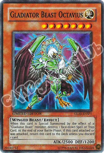 GLAS-ENSP1 Gladial Beast Octavius super rara Limited Edition (EN) -NEAR MINT-