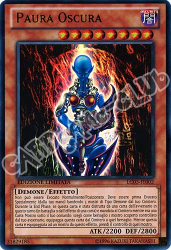 LC03-IT002 Paura Oscura ultra rara Edizione Limitata Edizione Limitata (IT) -NEAR MINT-