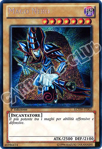 LCYW-IT001 Mago Nero rara segreta 1a Edizione (IT) -NEAR MINT-