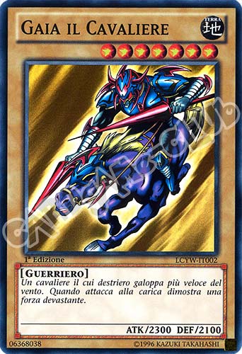 LCYW-IT002 Gaia il Cavaliere super rara 1a Edizione (IT) -NEAR MINT-