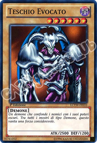 LCYW-IT010 Teschio Evocato super rara 1a Edizione (IT) -NEAR MINT-